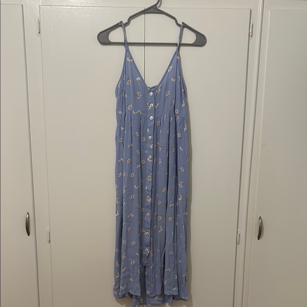 Billabong Venice Babe Floral Print Sundress in Raindrop